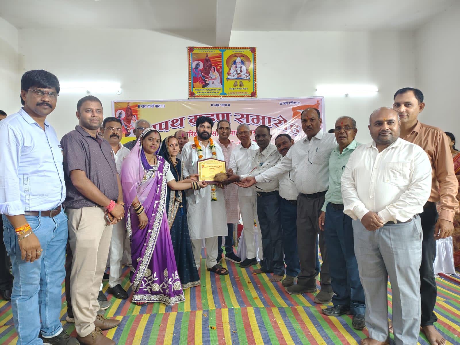 परिक्षेत्रीय साहू समाज बोरसी का शपथ ग्रहण समारोह संपन्न