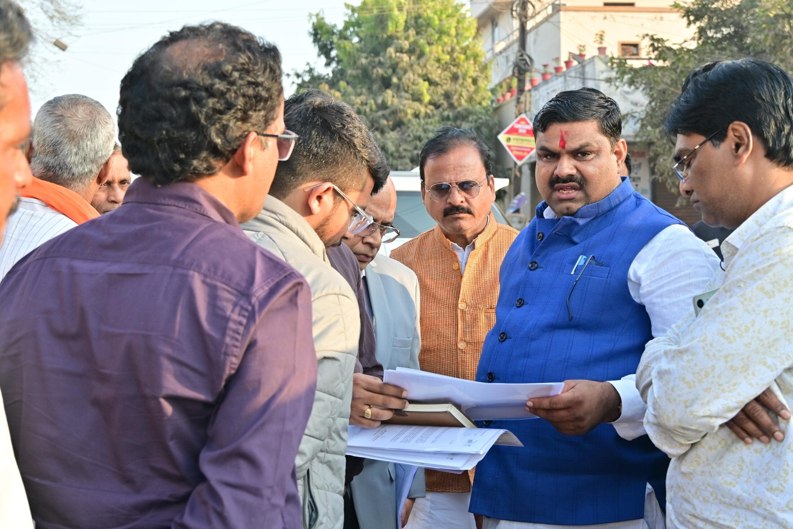 मंत्री गजेन्द्र यादव की पहल, दुर्ग भिलाई को जोड़ने हाईवे किनारे सर्विस लेन कार्य प्रारंभ