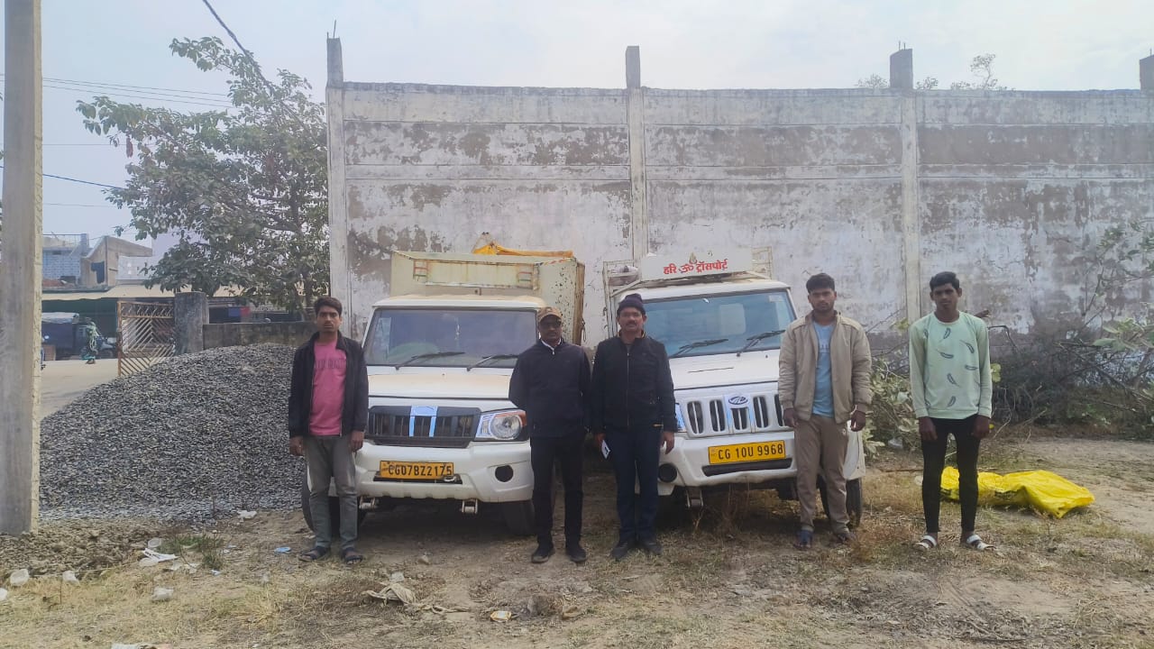 अवैध धान परिवहन पर प्रशासन की सख्त कार्रवाई, 97 क्विंटल से अधिक धान जब्त